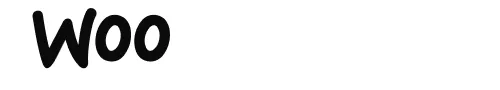 WooCommerce logo with 'Woo' inside a speech bubble and 'COMMERCE' in bold text.