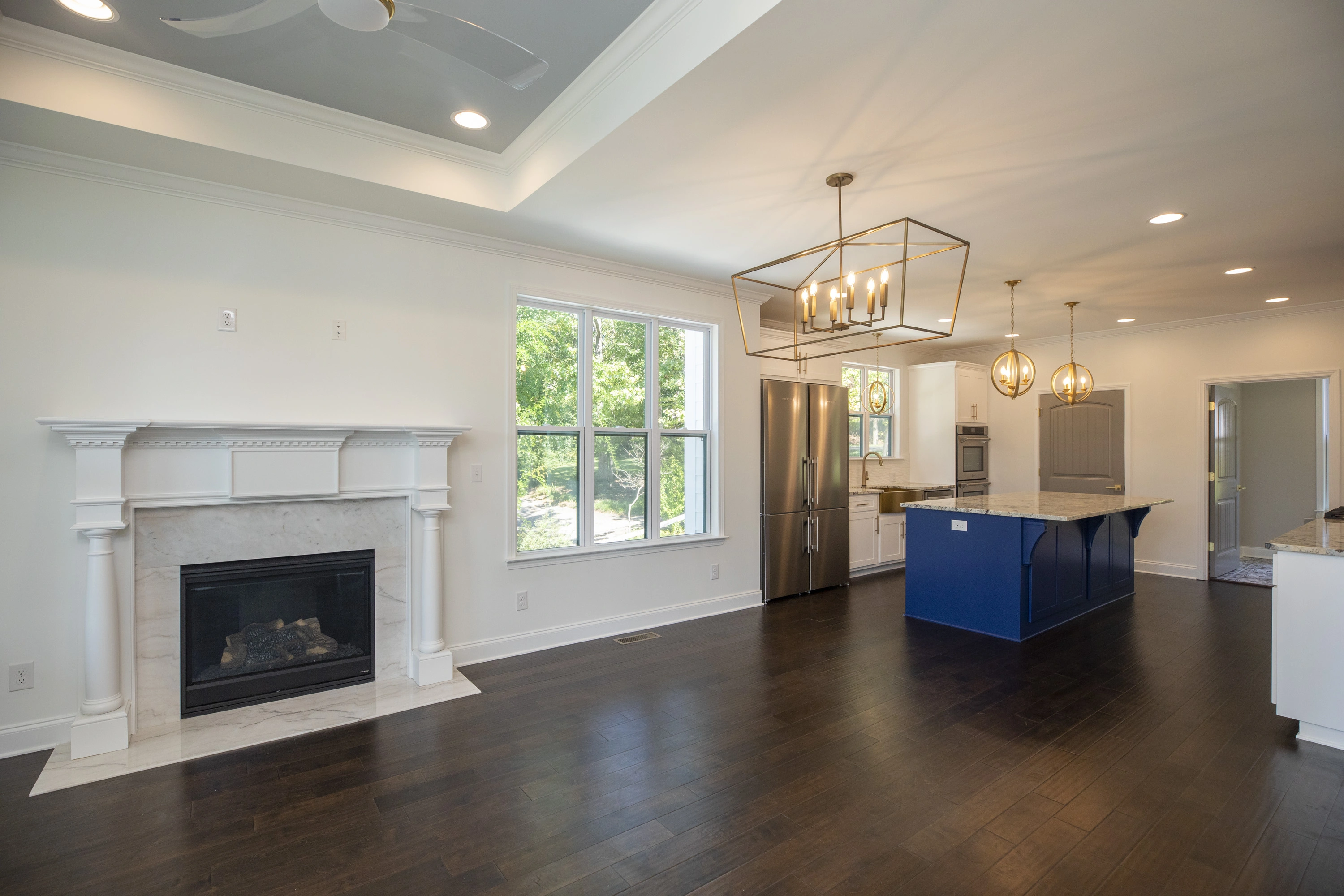 Trim and molding details in Birmingham custom home