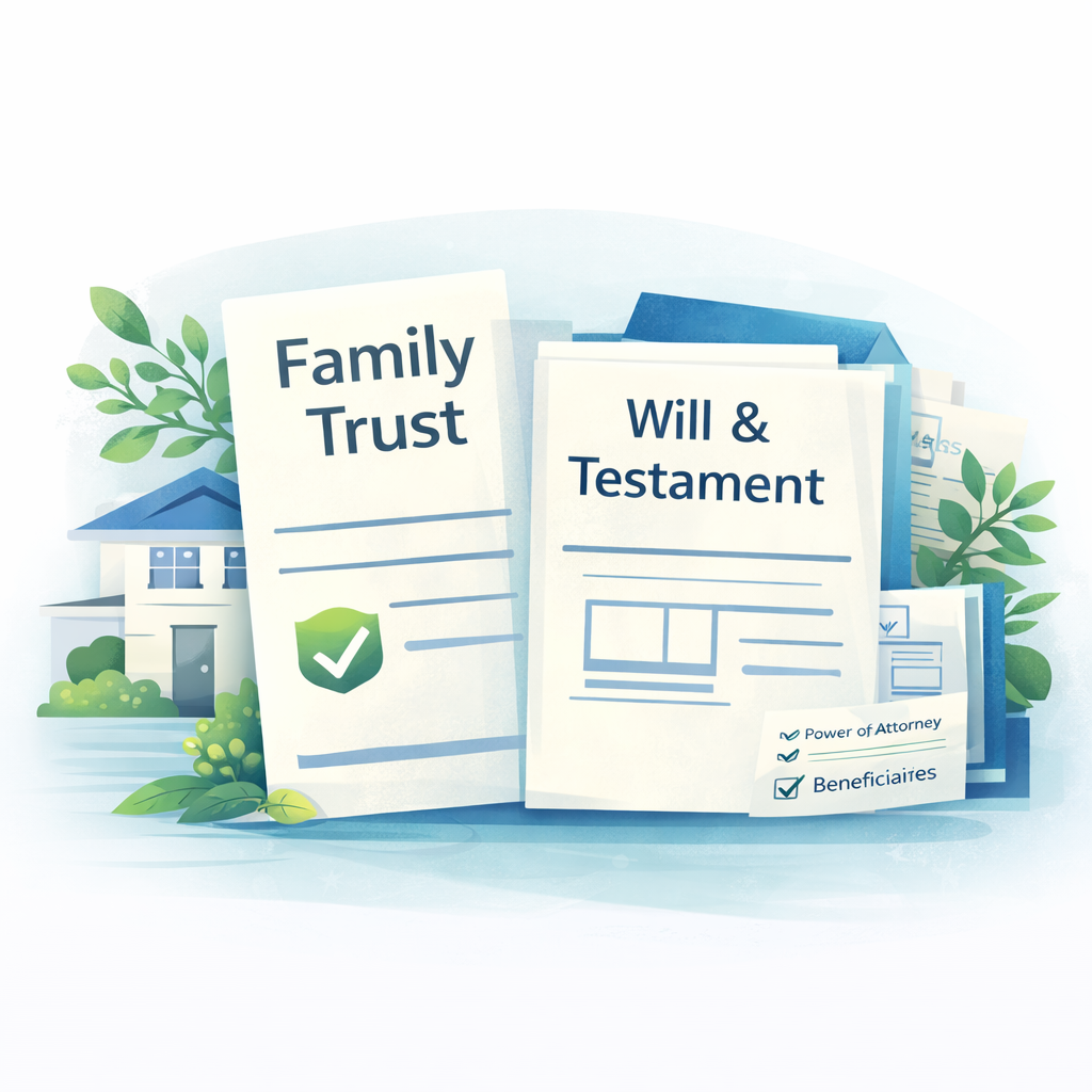 Estate planning services illustration
