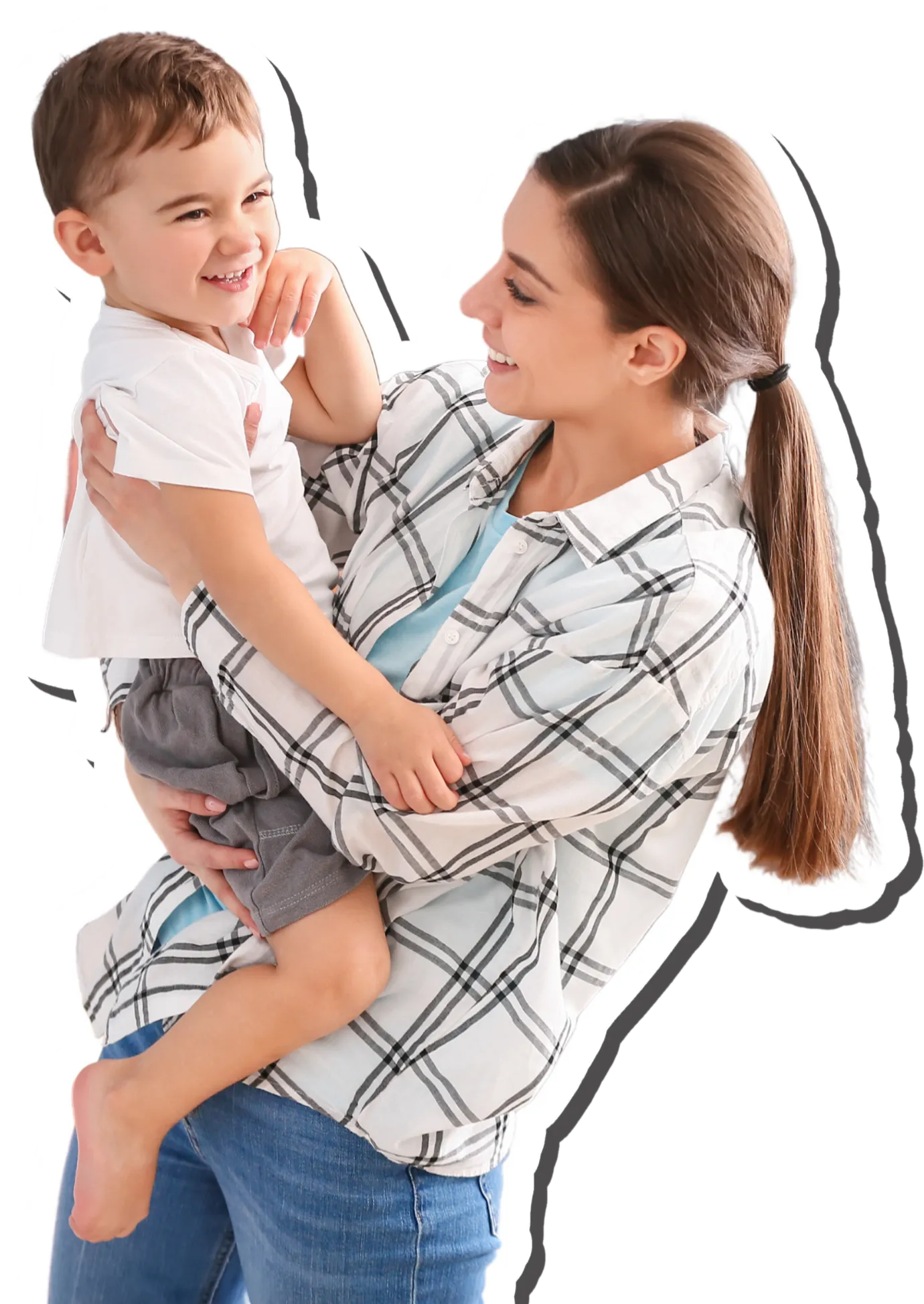 cheap childcare services, nanny holding child