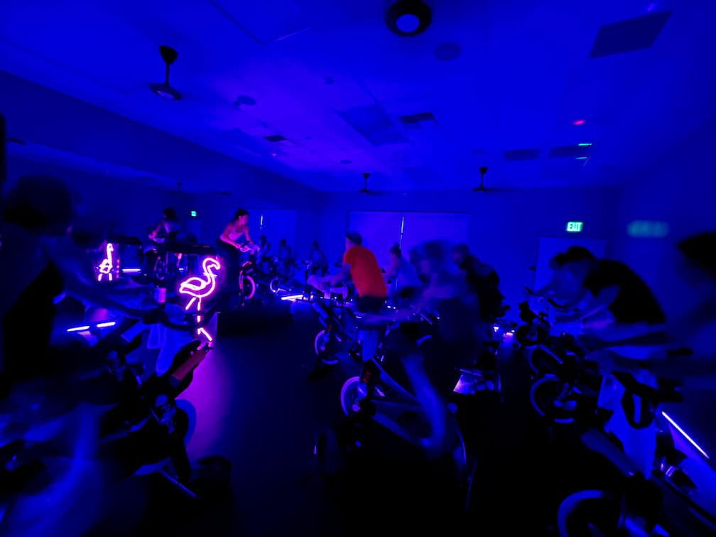 image of yoga class (for a gym)