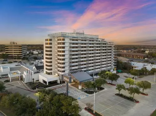 Exterior of Hilton College Station and Conference Center, venue for the TBFAA Convention and Trade Show