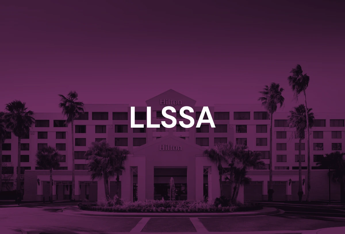 LLSSA Convention 2026 event graphic with Hilton New Orleans Airport backdrop