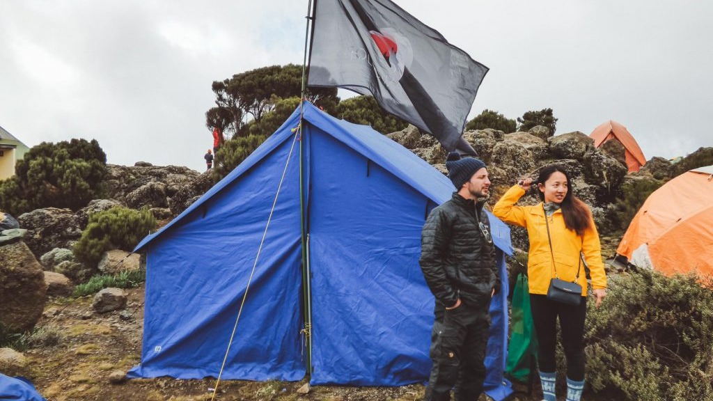 Kilimanjaro-tent-set-up-with-Follow-Alice-flag-1024x768.jpg