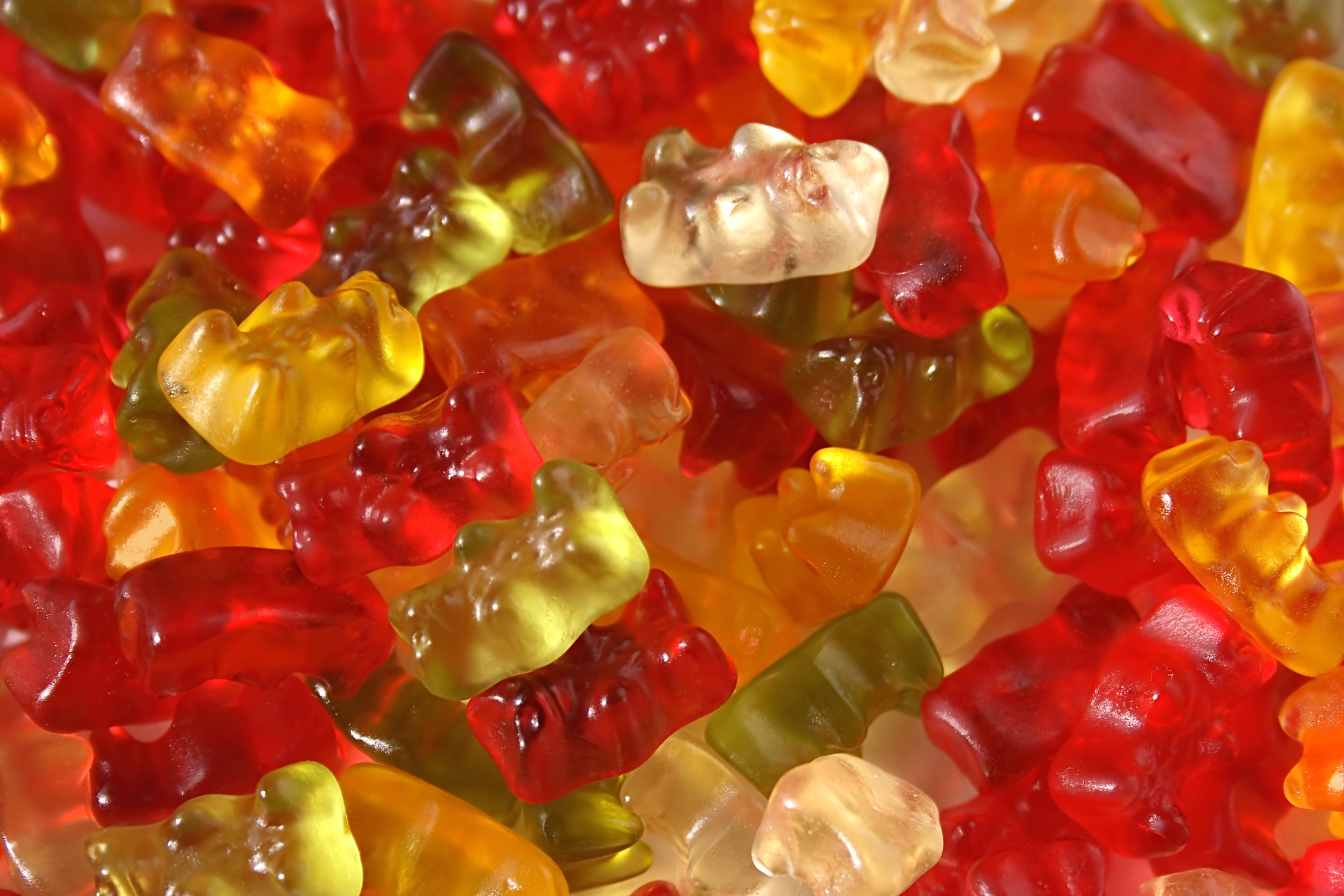 Ours. Colourful gummy bear sweets