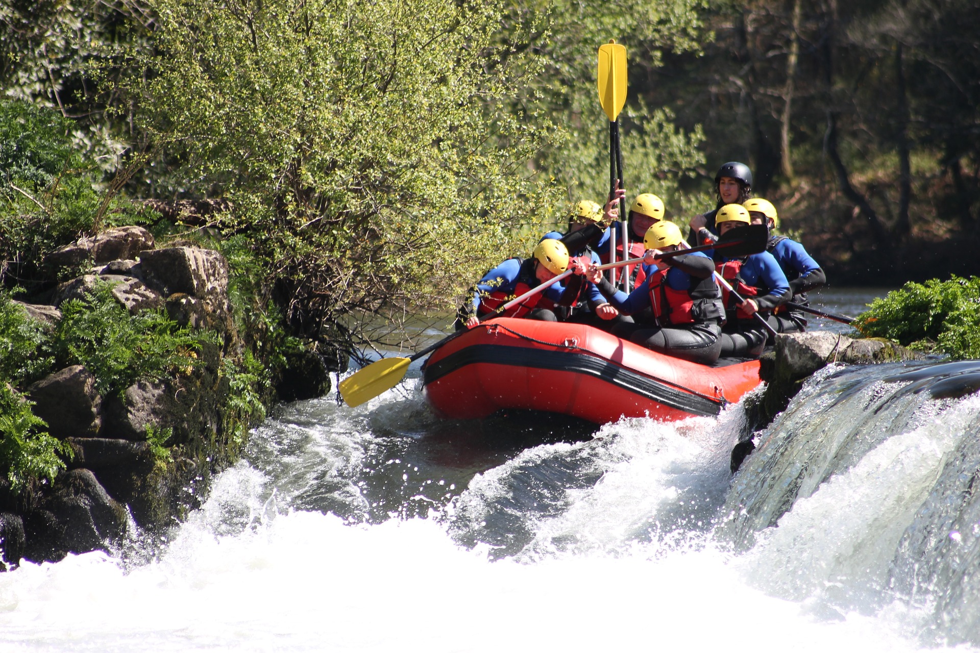 Water water rafting river