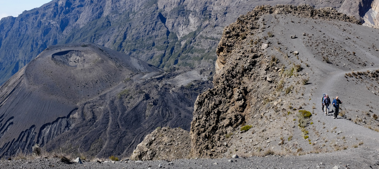 Ours. Mount Meru carter, from Little Meru, Tanzania 