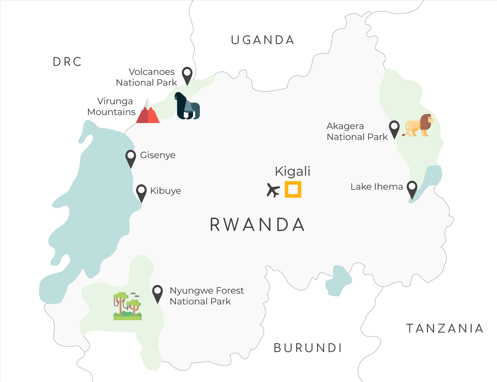 Rwanda-Map