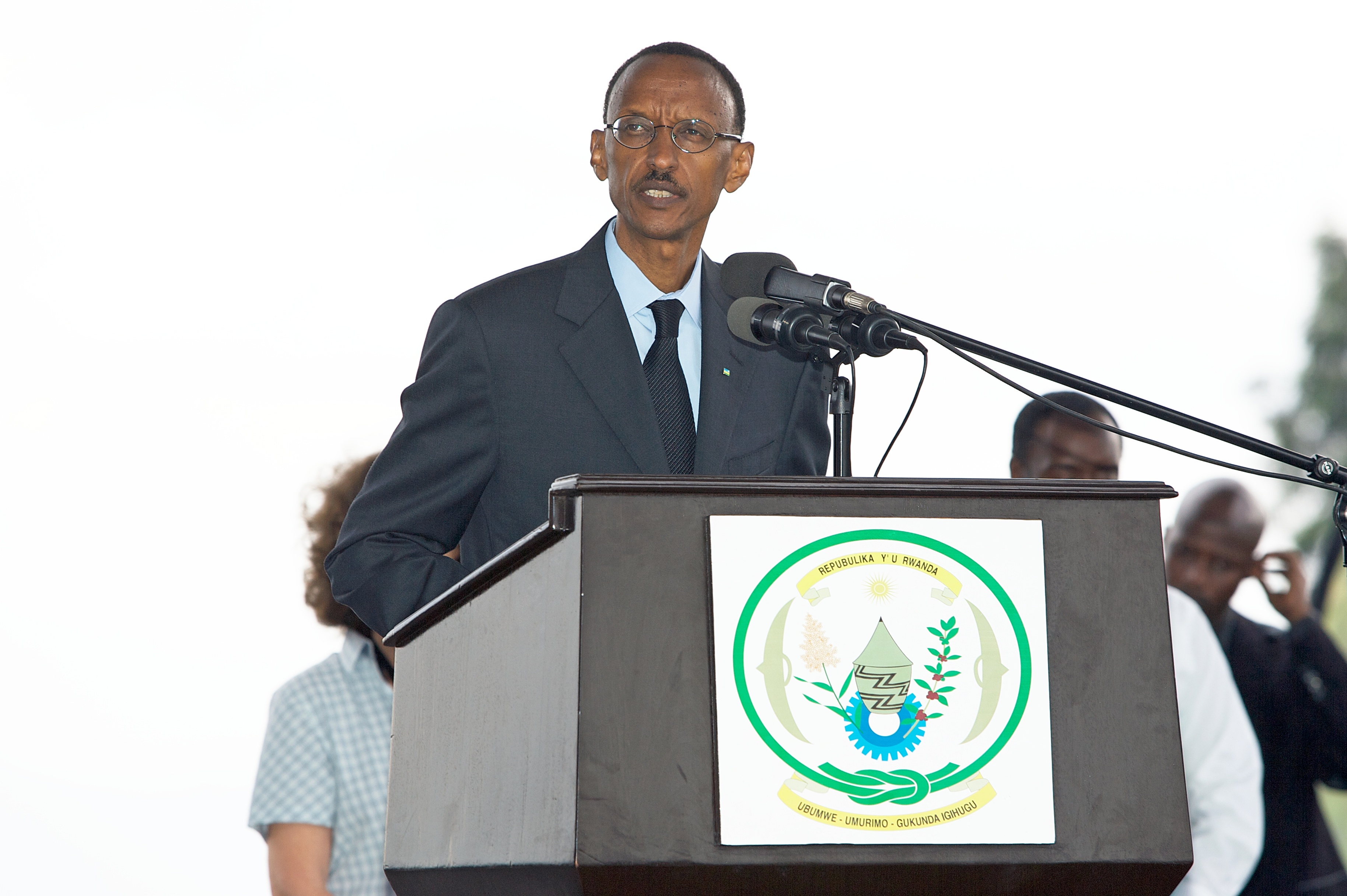 The President of Rwanda Paul Kagame