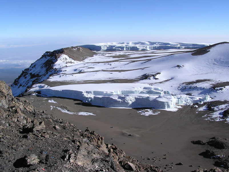 Furtwangler Glacier and snow
