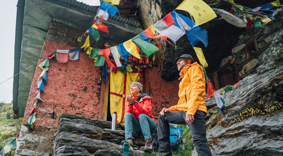 Mera Peak route in Makalu Barun National Park, Nepal 