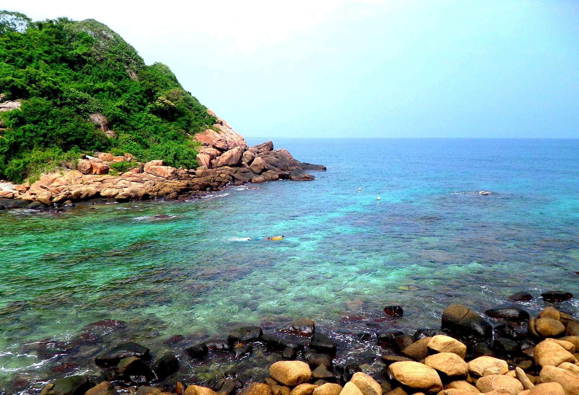 Snorkelling near Pigeon Island, Sri Lanka