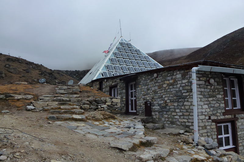 Ours. The Italian Pyramid on the EBC trek, Nepal