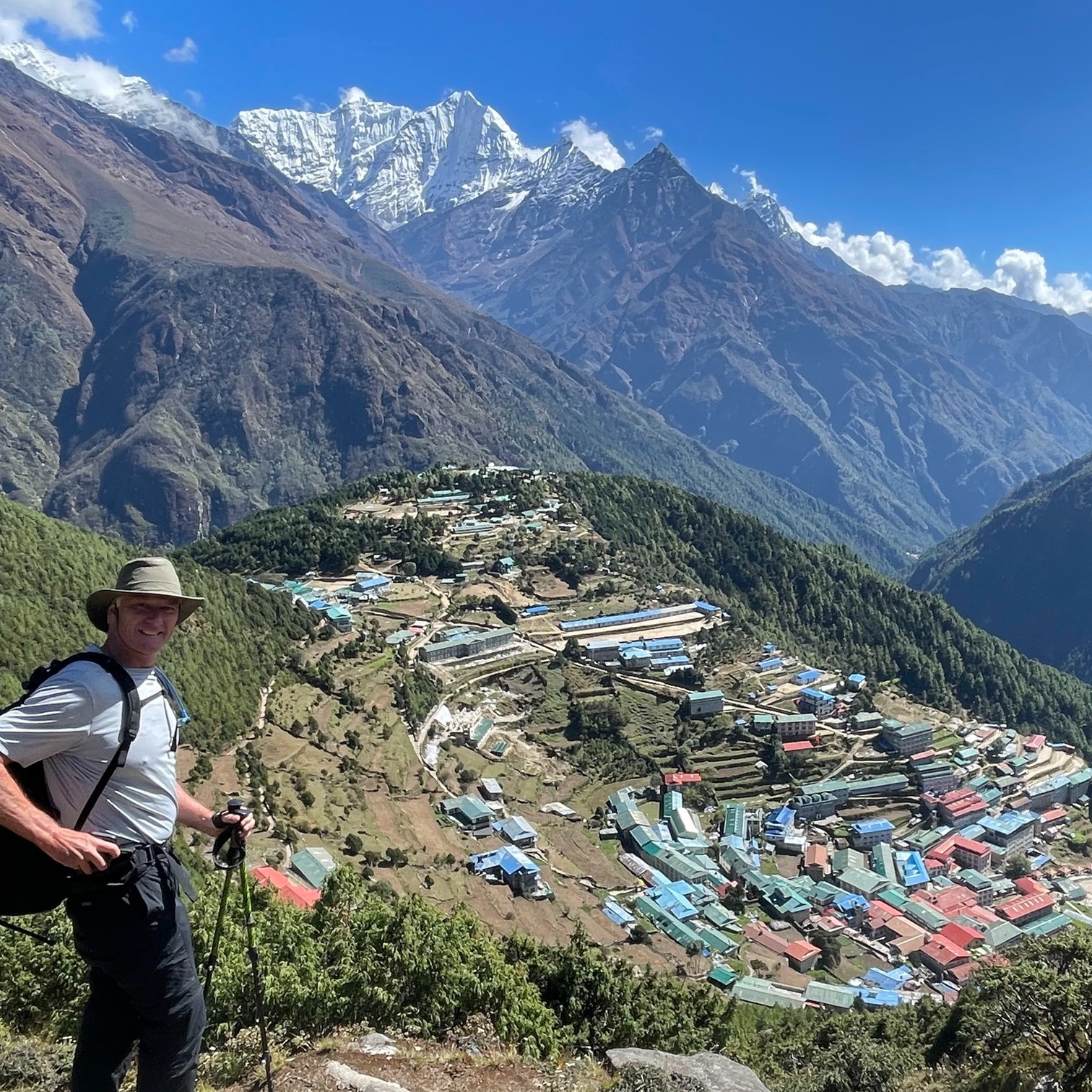 Ross Anker. S. Namche Bazaar EBC trek
