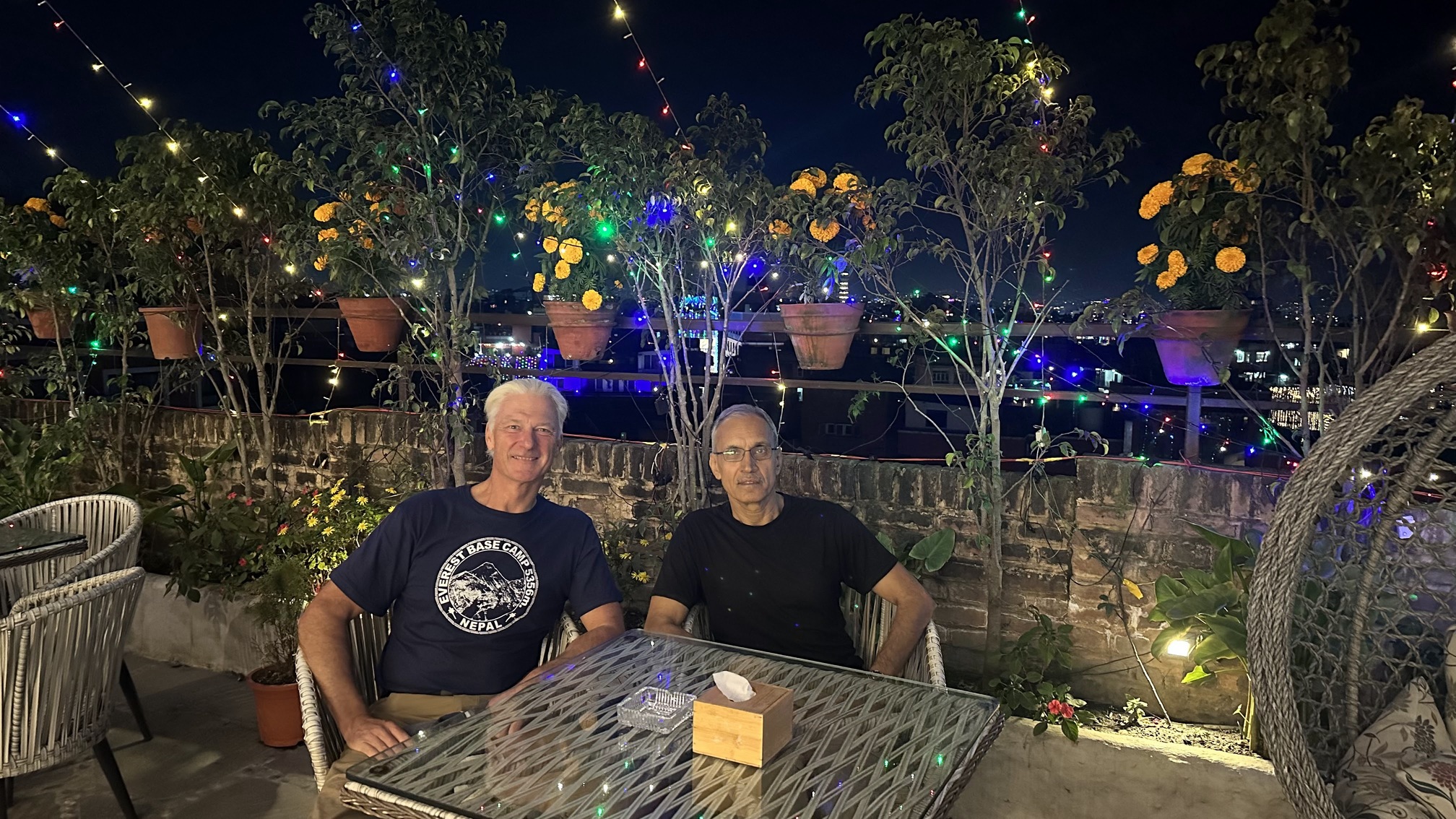 Ross Anker. S. Dinner in Kathmandu