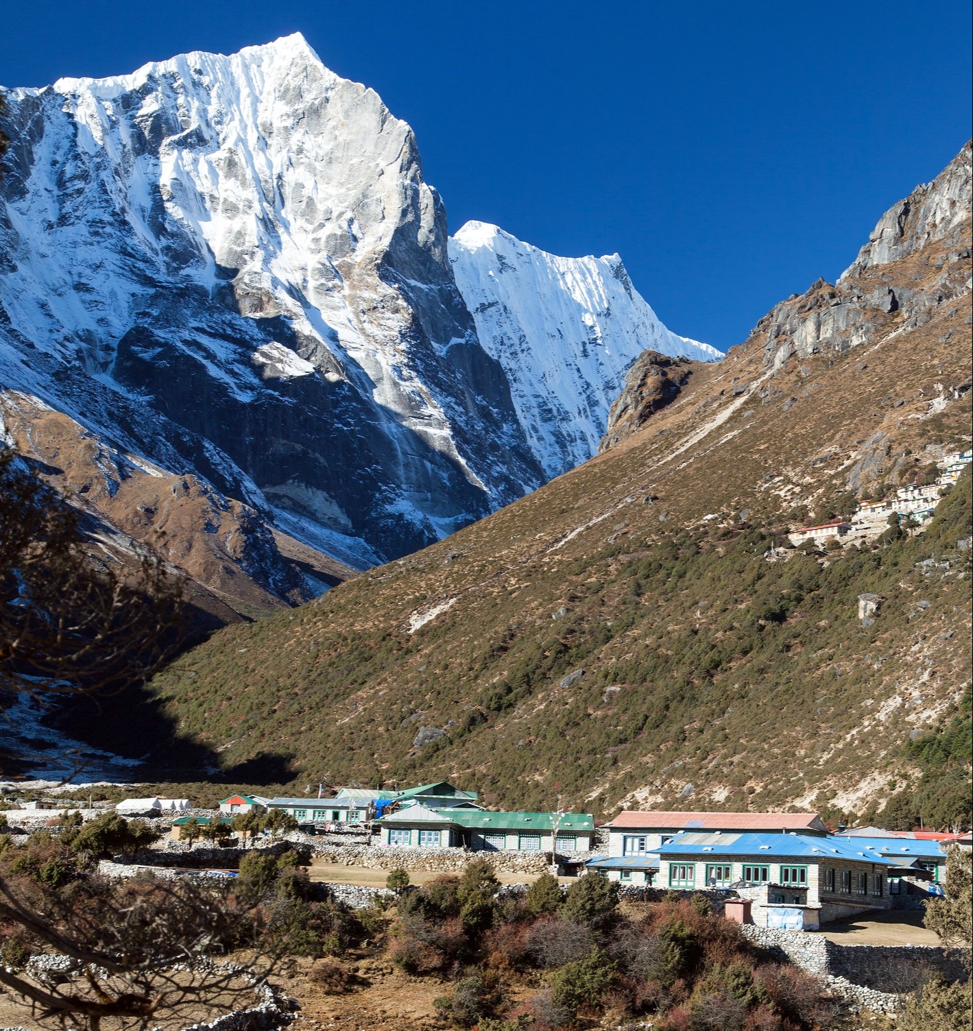 Thame village in Nepal