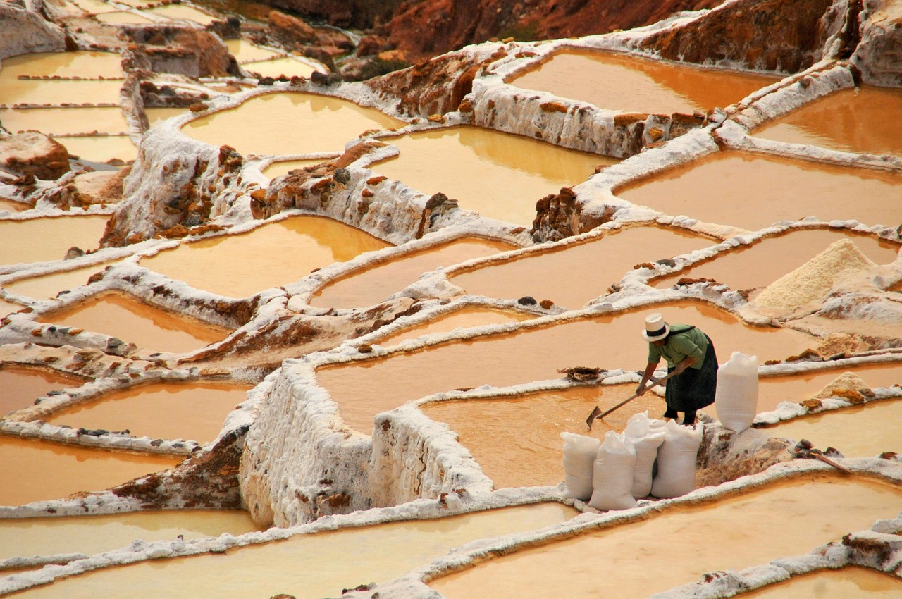 Maras Salt Mines Sacred Valley Cusco Peru