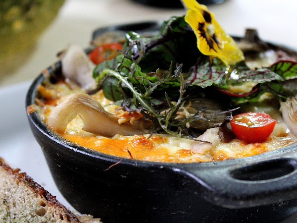 Lasagne dish at Organika Resturant, Cusco