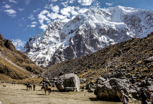 Ours. Approaching Salkantay Mountain 