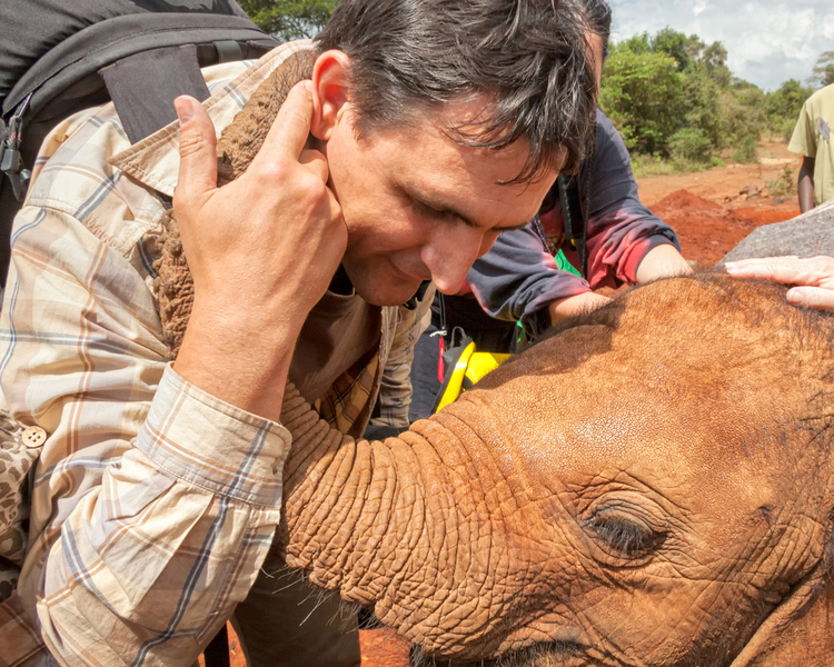 Ours. Sheldrick Elephant Orphanage Kenya safari 