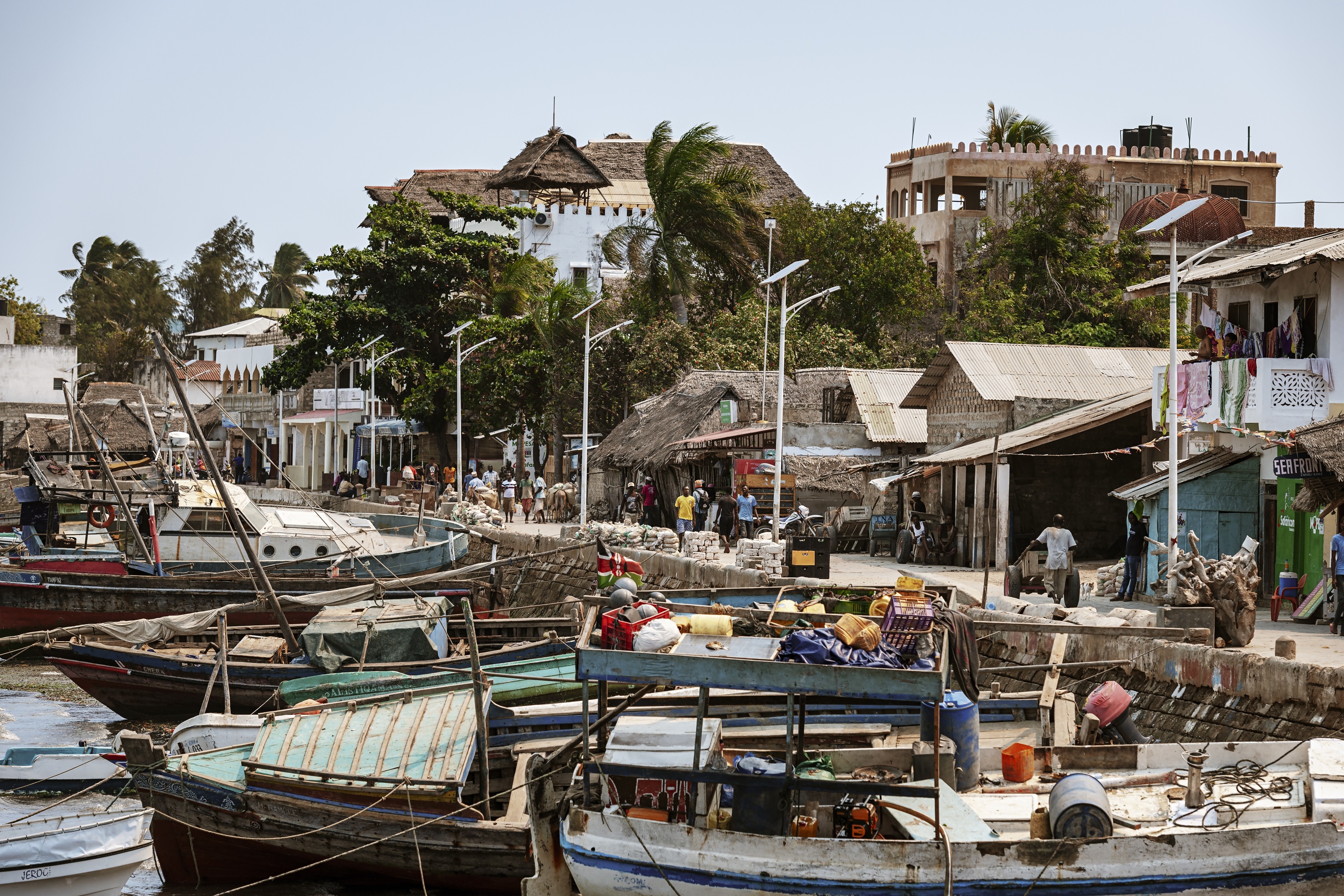 Lamu old island in Kenya Africa