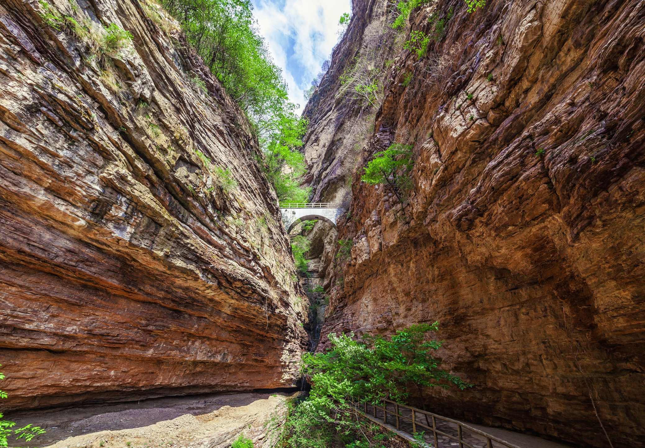 Ours. Mesmerising view of canyon in Hell's Gate National Park, Kenya