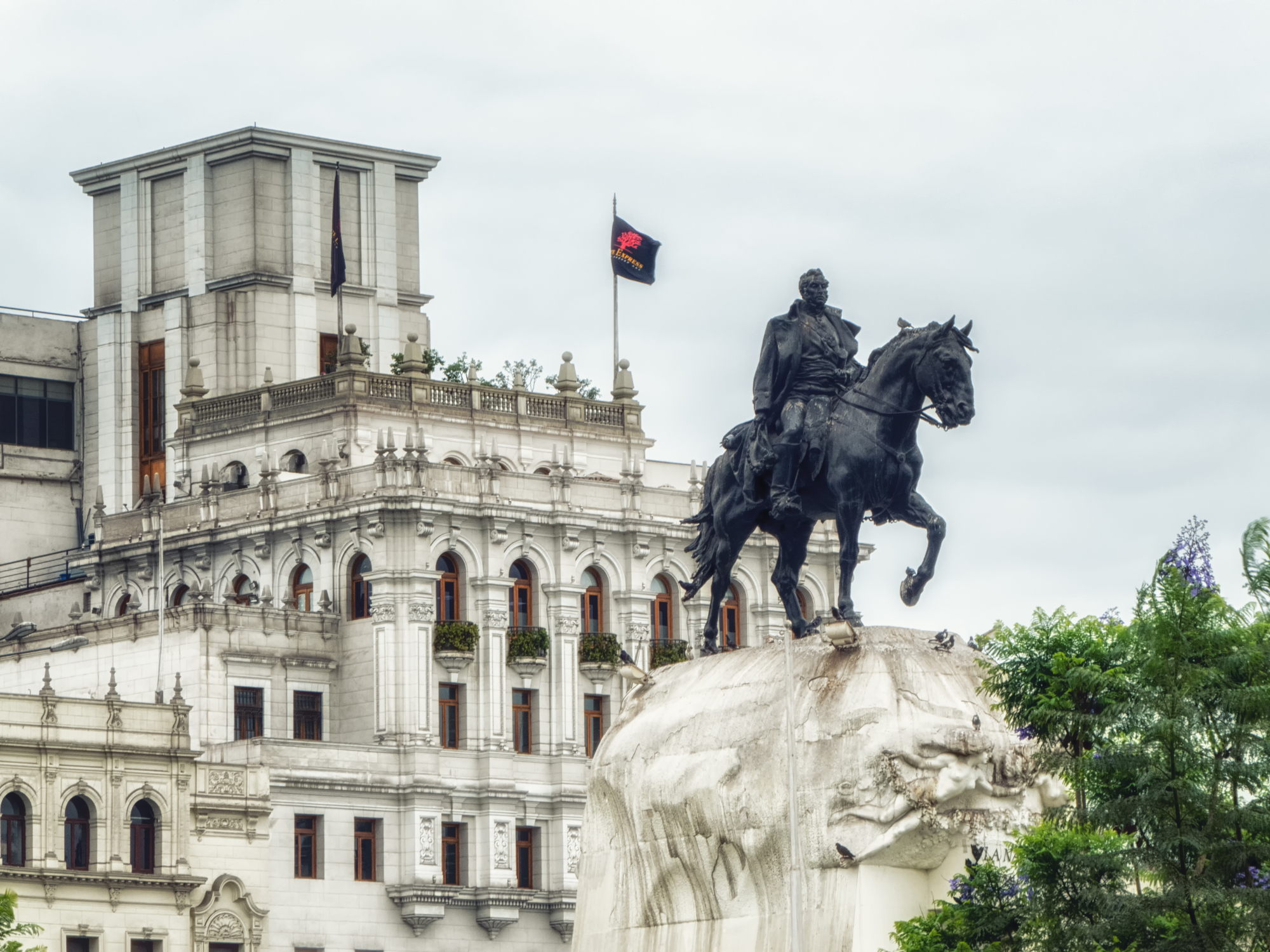 San Martín statue in Plaza San Martín, central Lima