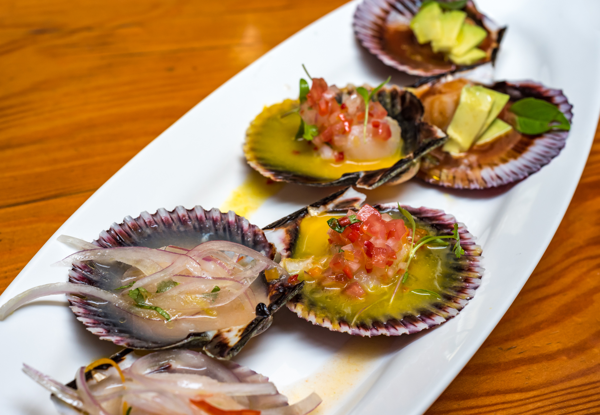 Ours. Lima cuisine plated food, Peru