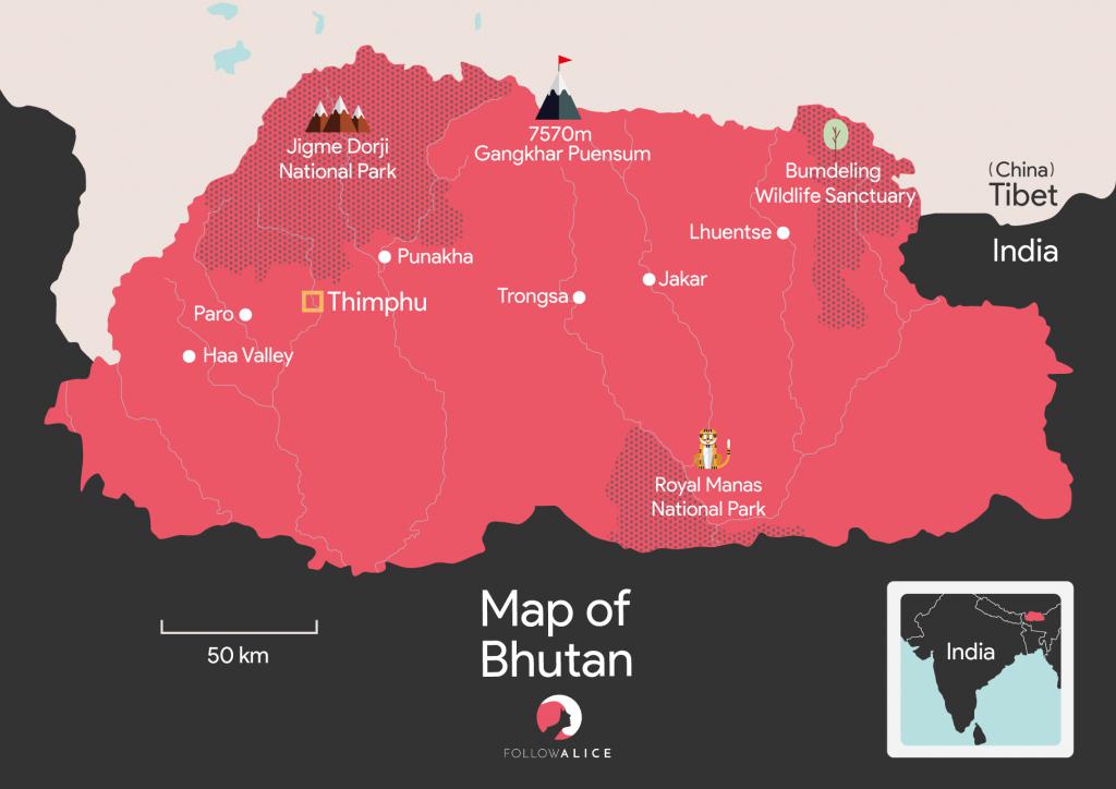 Bhutan_Map