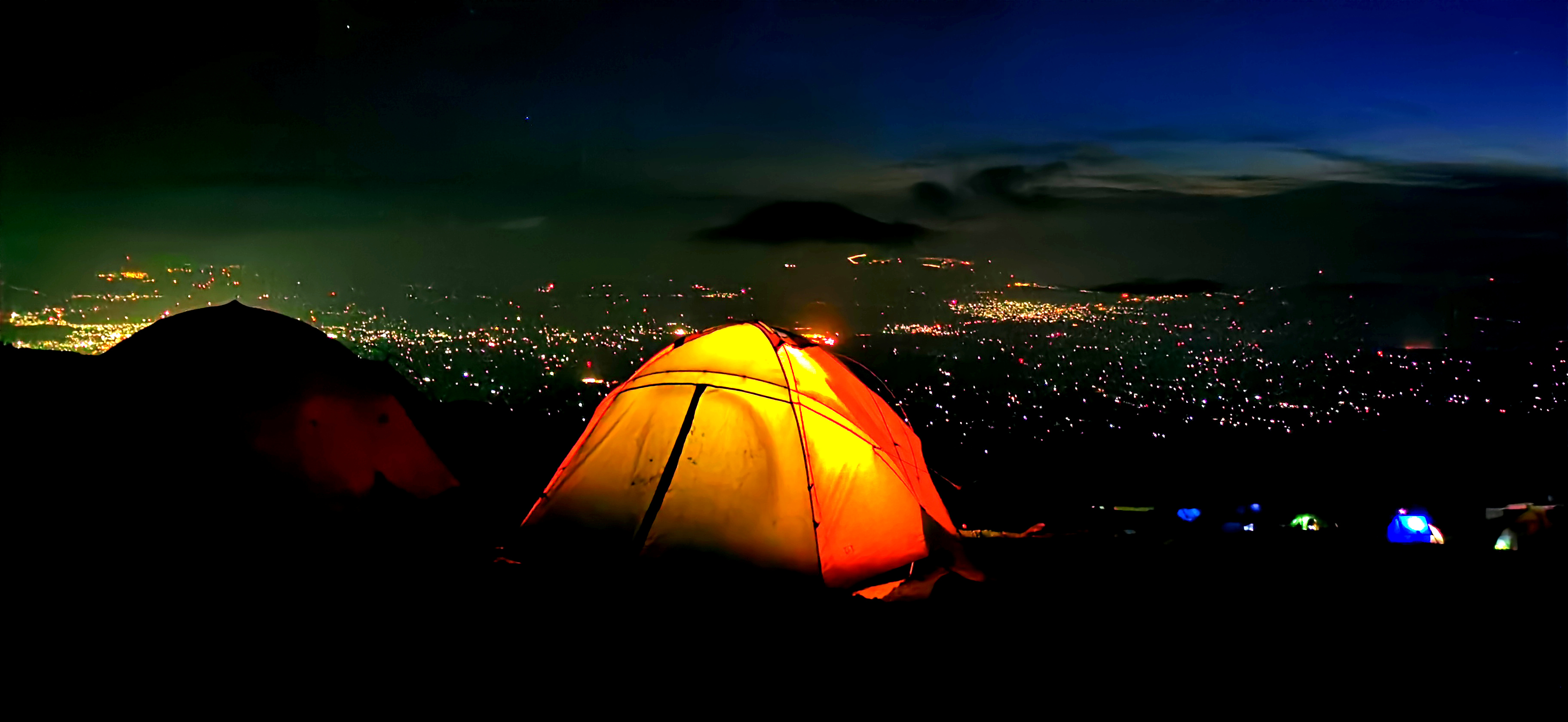 Campsite on Lemosho route