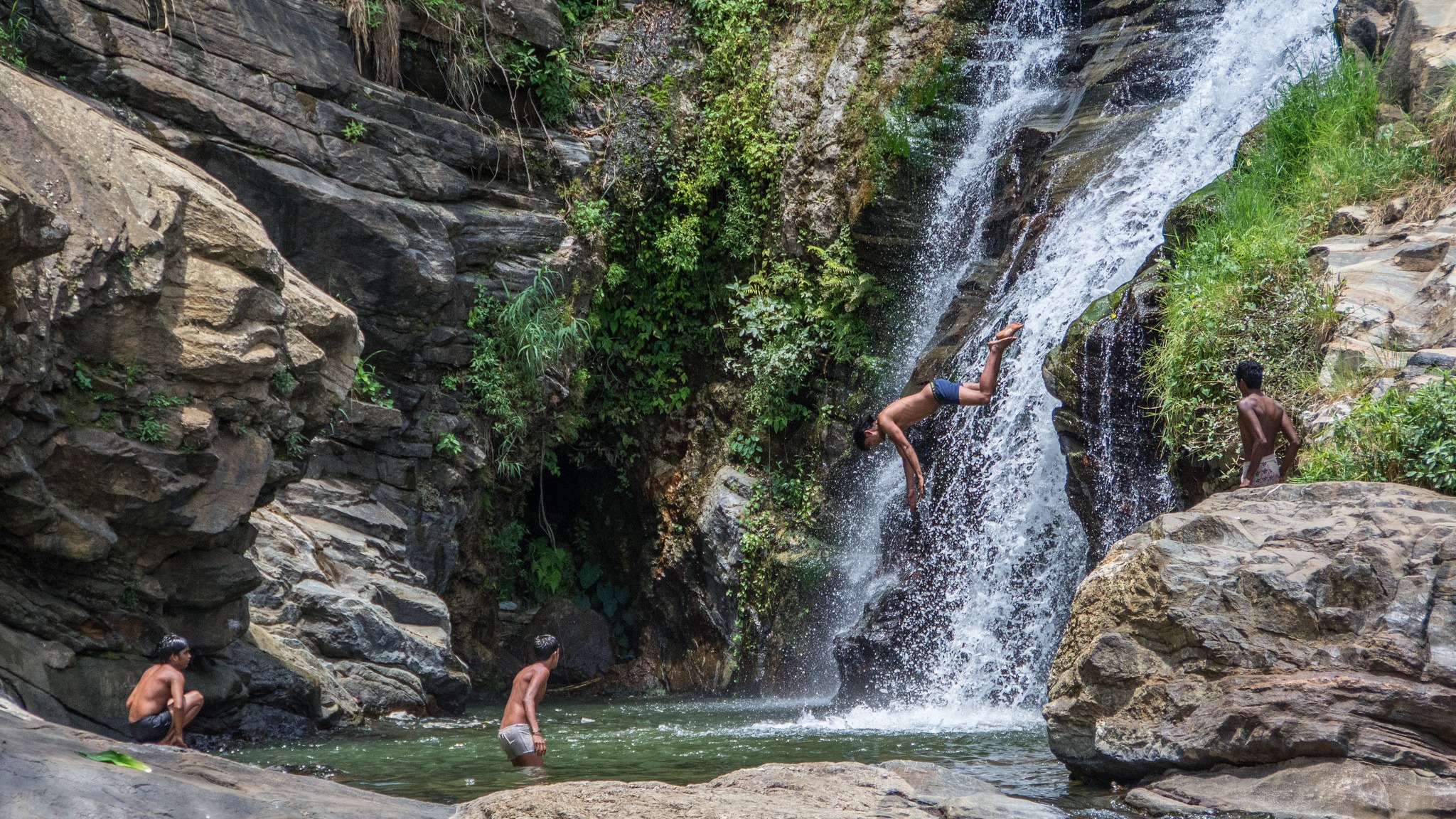 Waterfall in Sri Lanka