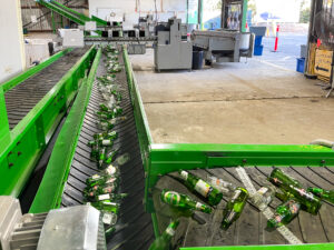 Each depot is manned with a high-speed automated counter and conveyor system