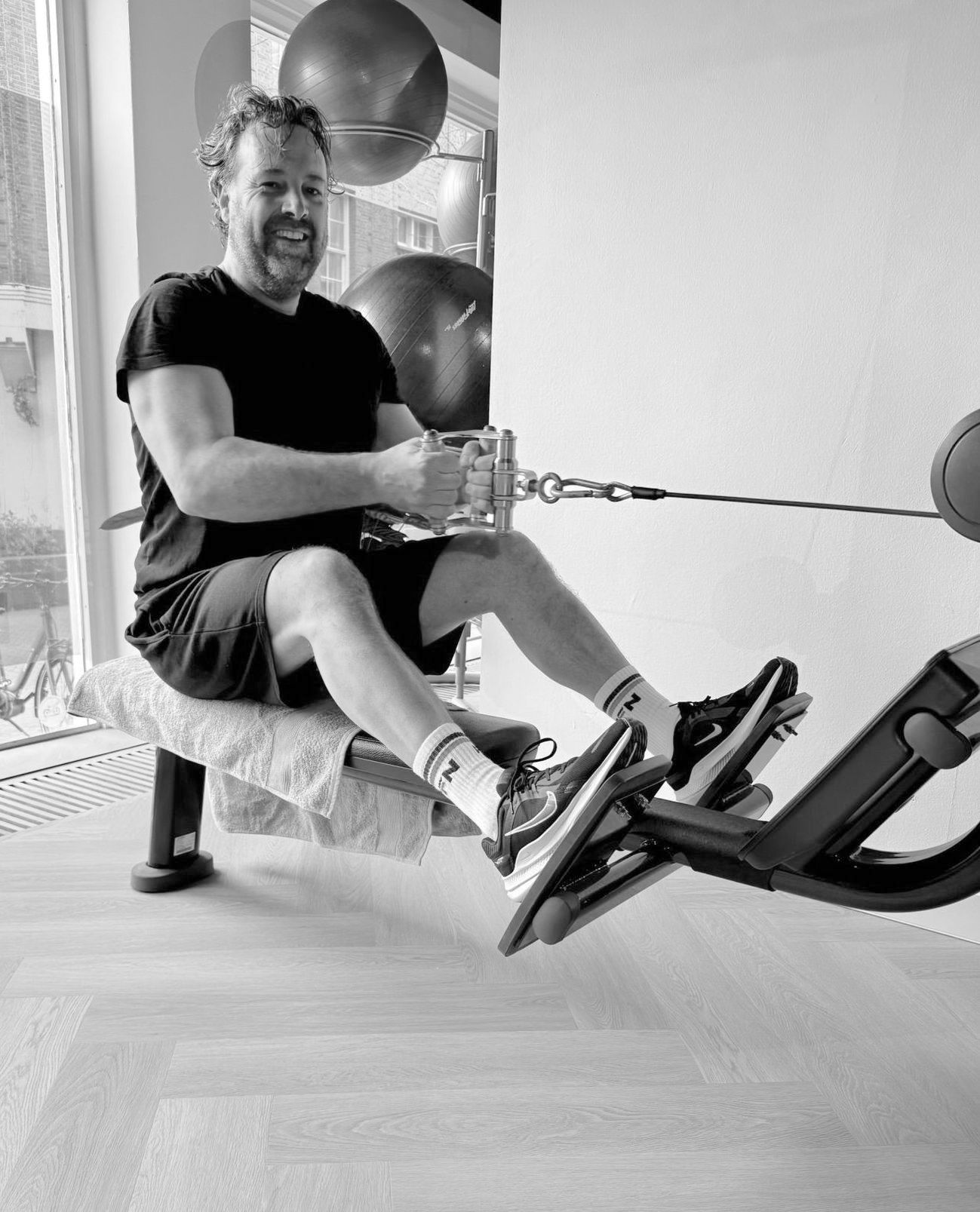 image of personal training session (for a gym)