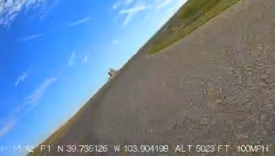GoPro footage showing motorcycle crash aftermath at High Plains Raceway Colorado during MRA race — 97mph telemetry overlay