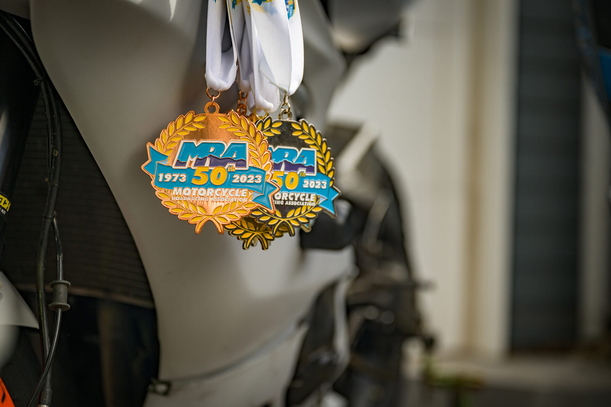 Dylan Unger's MRA season medals from the 2023 Novice GTU campaign