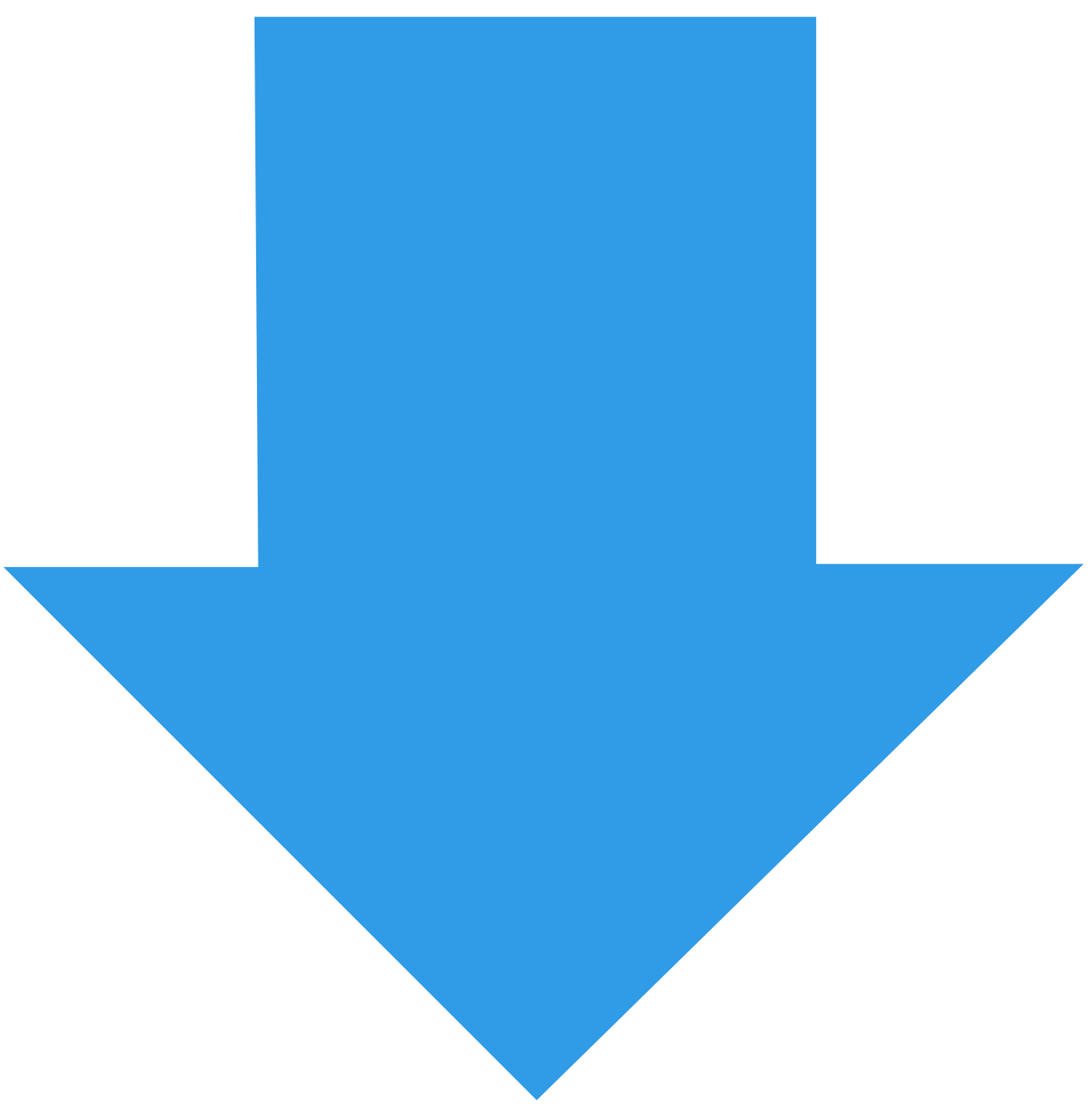 A small black arrow