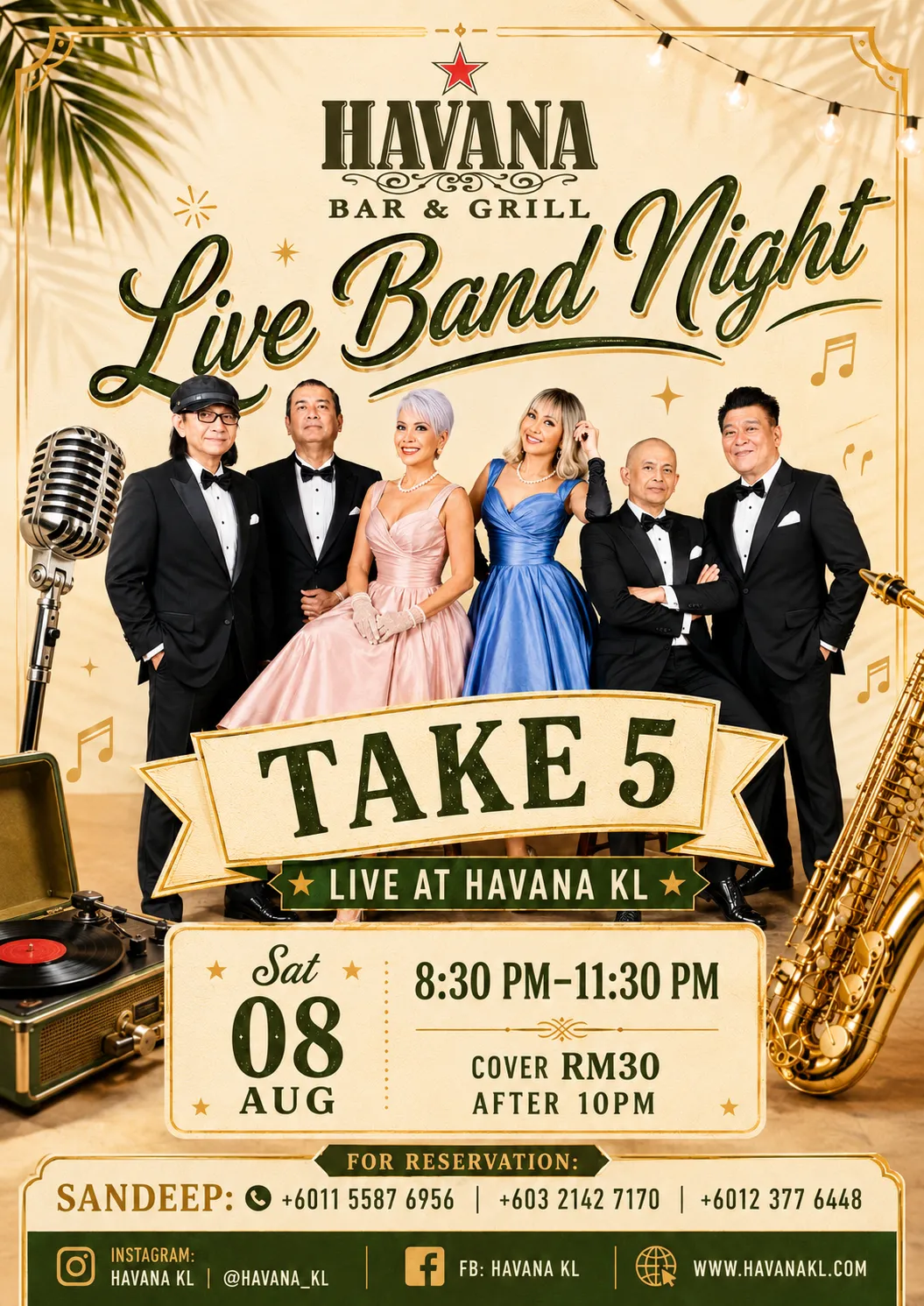 LIVE BAND - TAKE 5
