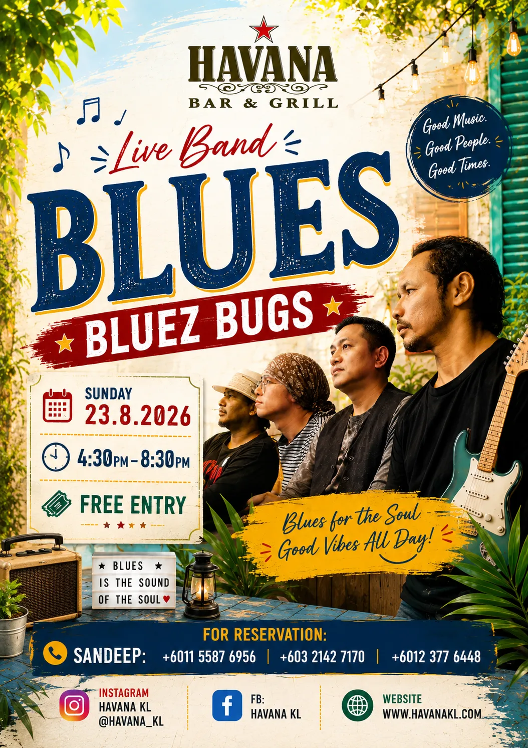 LIVE BAND - BLUEZ BUGS