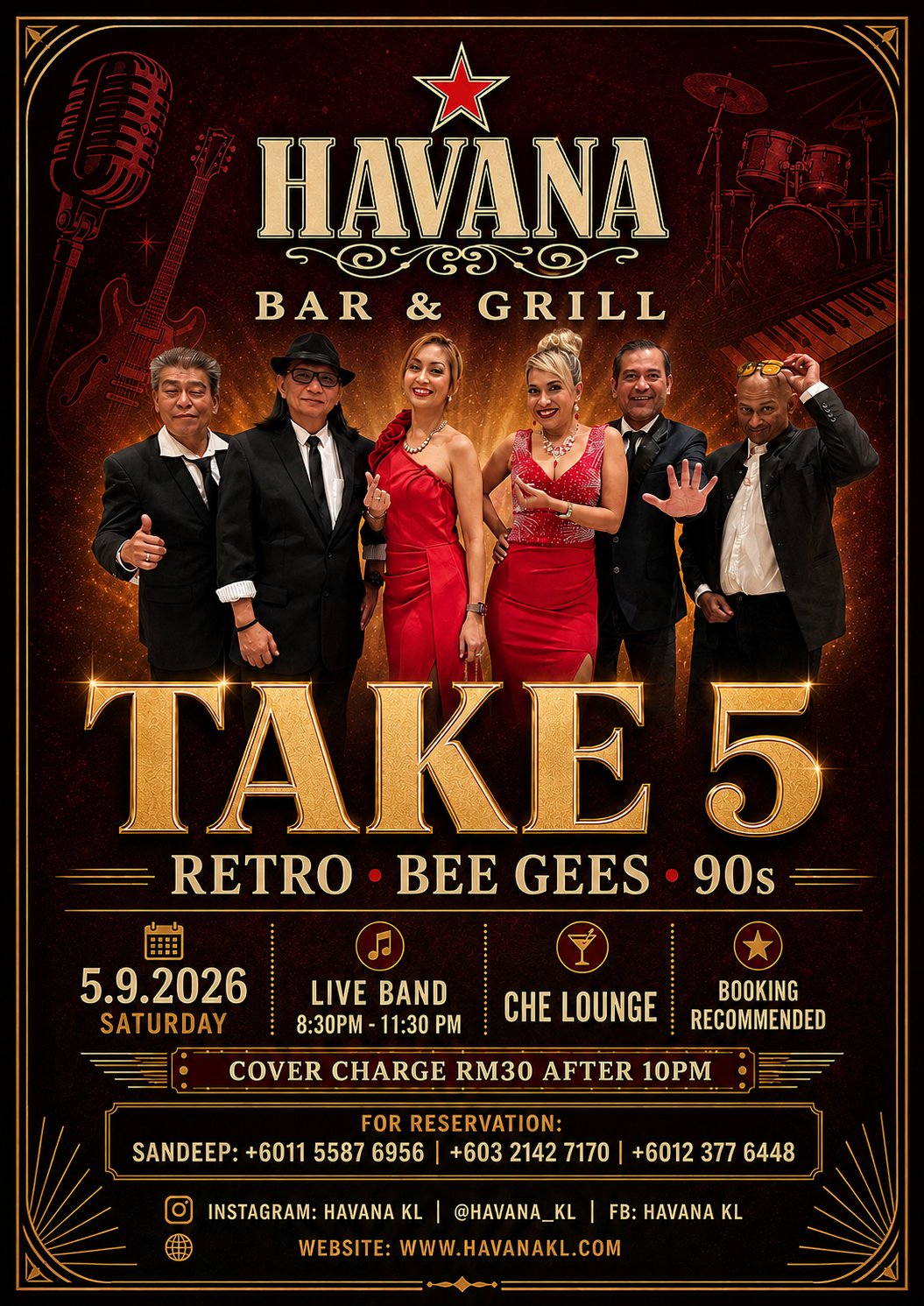 LIVE BAND - TAKE 5