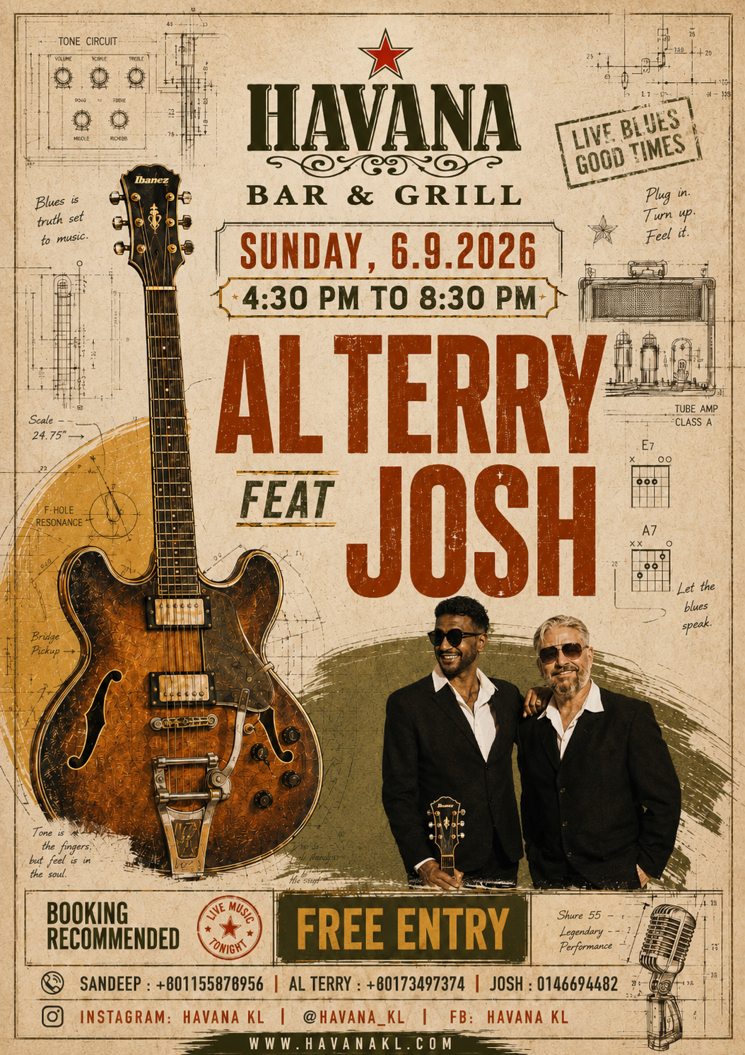 LIVE BAND - AL TERRY FEAT JOSHUA