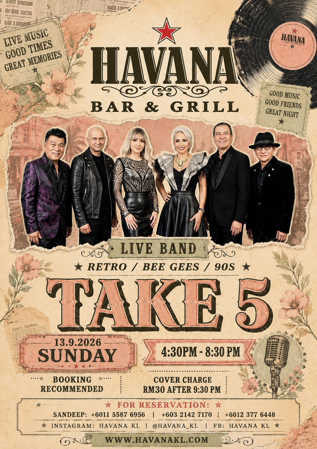 LIVE BAND - TAKE 5