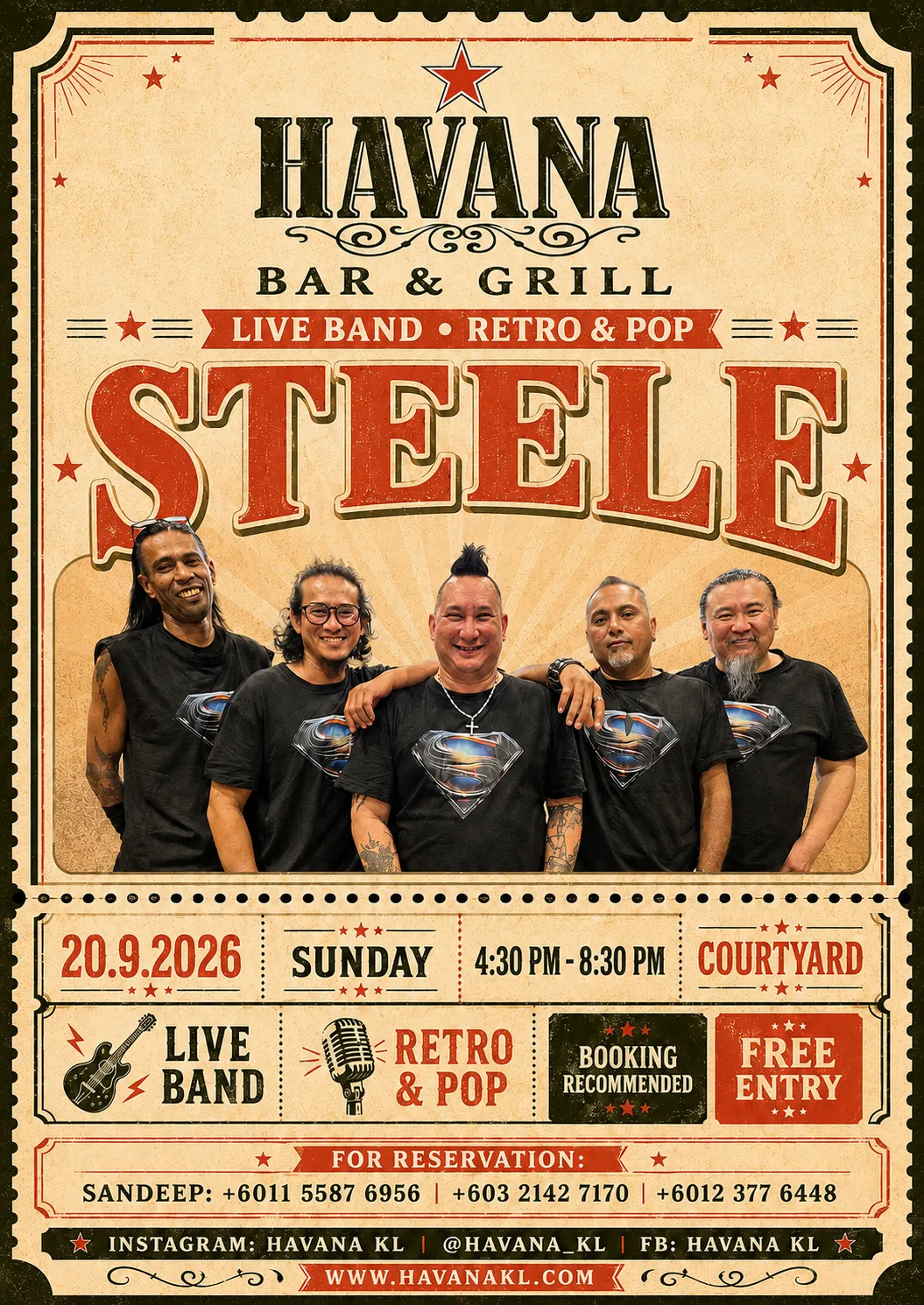 LIVE BAND - STEELE