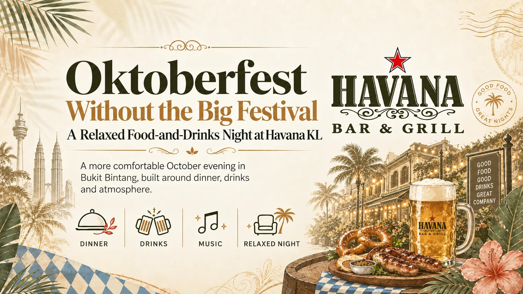 Oktoberfest Without the Big Festival: A Relaxed Food-and-Drinks Night at Havana KL