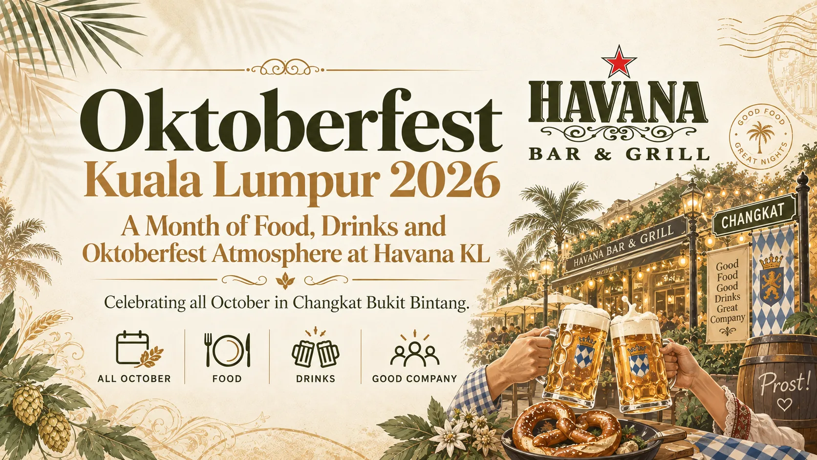 Oktoberfest Kuala Lumpur 2026: A Month of Food, Drinks and Oktoberfest Atmosphere at Havana KL