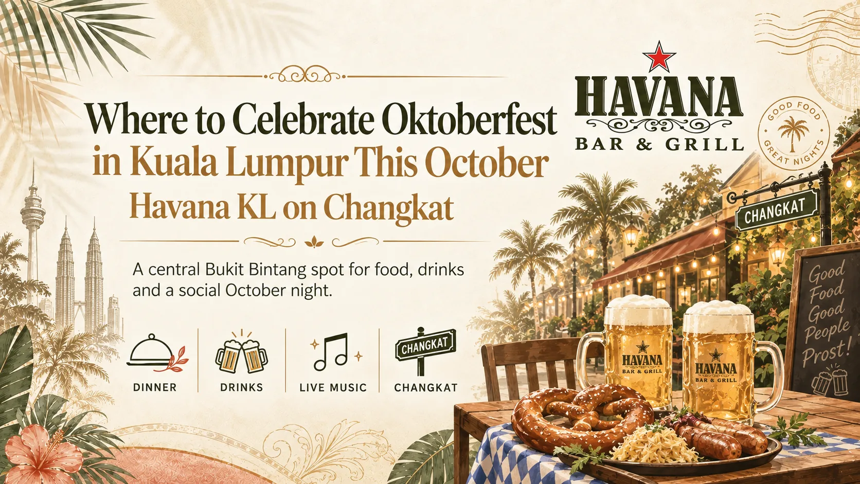 Where to Celebrate Oktoberfest in Kuala Lumpur This October: Havana KL on Changkat
