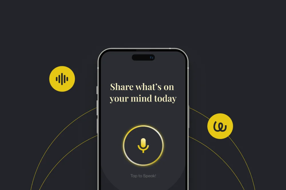 ThyWord app screen asking Share what is on your mind today