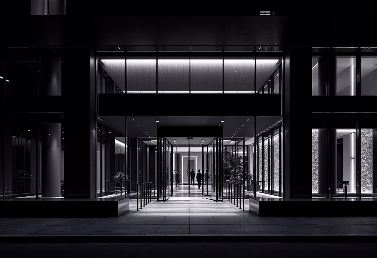 image of architect firm building entrance