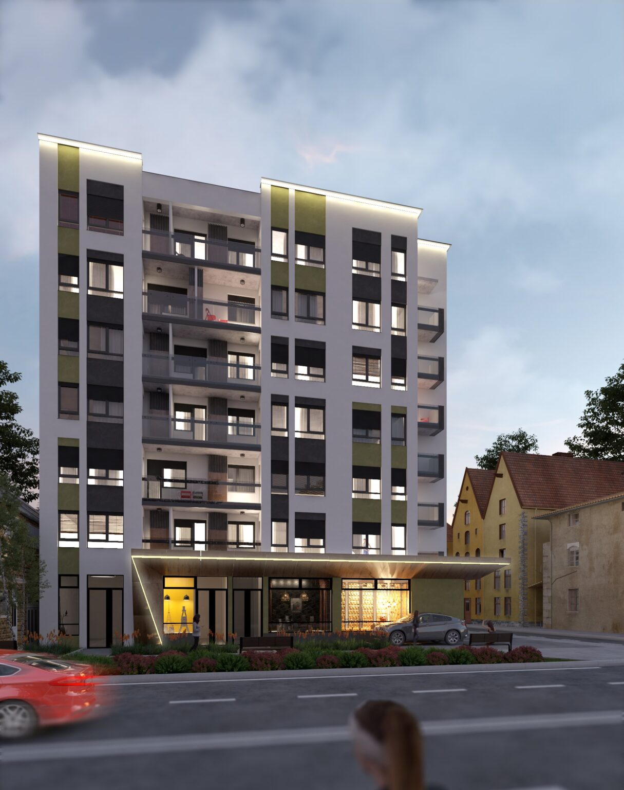 image of finished apartment building