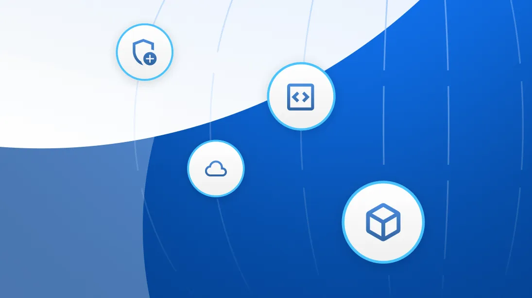 Two hands holding smartphones perform a contactless payment. One phone shows a $35.00 payment, and the other displays a digital wallet. The background is light blue.