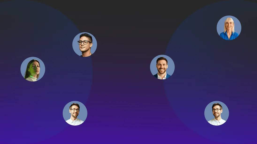 Two hands holding smartphones perform a contactless payment. One phone shows a $35.00 payment, and the other displays a digital wallet. The background is light blue.